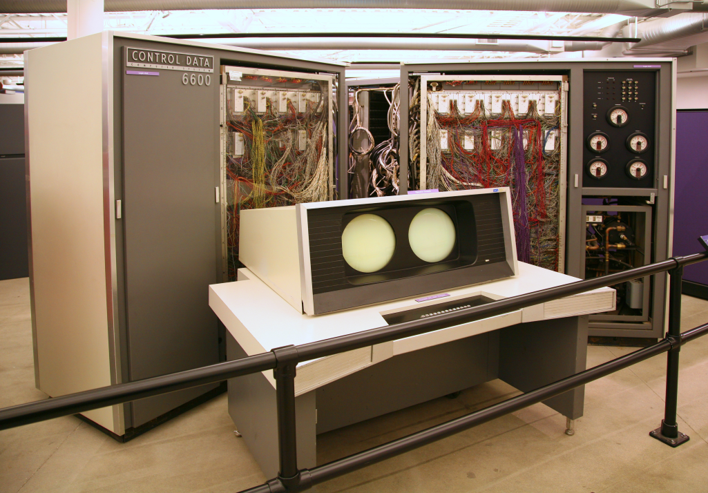 CDC 6600 was an early supercomputer that ran batch processes.